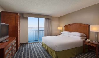 Day use room with harbour view at Embassy Suites By Hilton San Francisco Airport Waterfront.