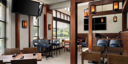 Dining area at DoubleTree By Hilton Hartford - Bradley Airport.