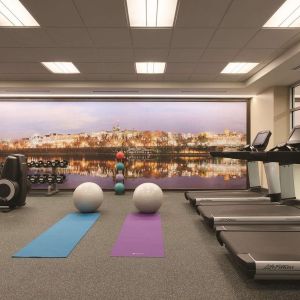 Fitness center available at Hyatt Place West End Georgetown.