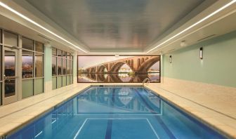 Refreshing indoor pool at Hyatt Place West End Georgetown.