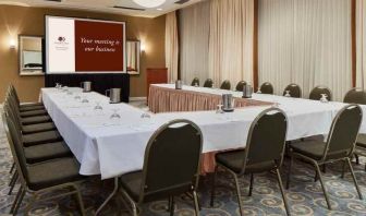 Comfortable meeting room perfect for privacy and small groups at the DoubleTree by Hilton Orlando Downtown.