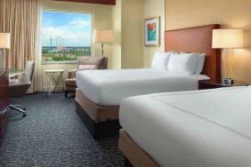 Comfortable and spacious 2 queen size beds suite at the Hilton Orlando.