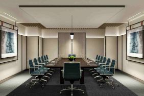 Elegant meeting room suitable for any business appointment at the Hilton Singapore Orchard.