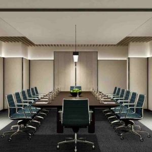 Elegant meeting room suitable for any business appointment at the Hilton Singapore Orchard.