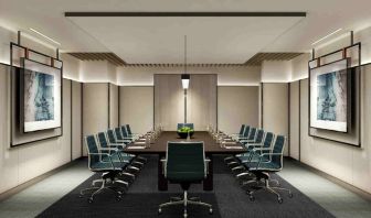 Elegant meeting room suitable for any business appointment at the Hilton Singapore Orchard.