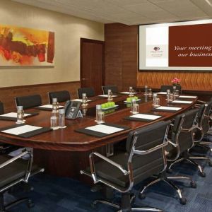 Spacious meeting room at the DoubleTree by Hilton Hotel and Residence Dubai Al Barsha