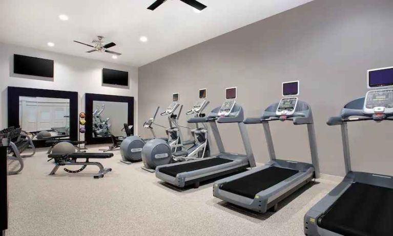 Fitness center to help you stay fit and have fun at the Embassy Suites by Hilton Orlando International Drive Convention Center.