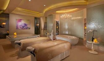 Beautiful and relaxing spa area at the Waldorf Astoria Dubai Palm Jumeirah.