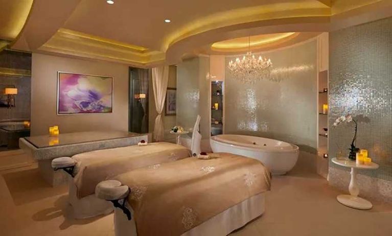 Beautiful and relaxing spa area at the Waldorf Astoria Dubai Palm Jumeirah.