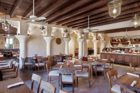 Stilish restaurant area at the Al Seef Heritage Hotel Dubai, Curio Collection by Hilton.