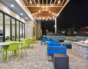 Beautiful outdoor terrace, perfect as workspace at the Home2 Suites by Hilton Fairview/Allen.