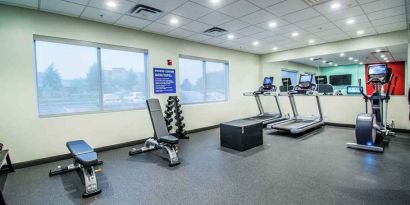 Every-you-need fitness center at Tru by Hilton Bowling Green.