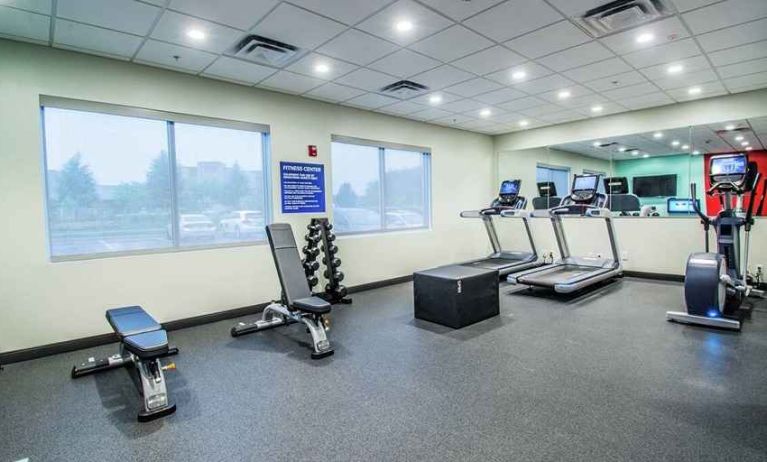 Every-you-need fitness center at Tru by Hilton Bowling Green.