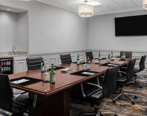 Professional, well-equipped meeting room at Embassy Suites by Hilton Nashville Airport.
