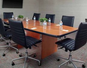 Small, professional meeting room at DoubleTree Suites by Hilton Hotel Dayton - Miamisburg.