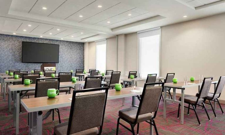 large meeting room for businees meetings at Home2 Suites by Hilton Silver Spring.