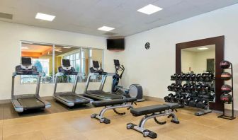 Fully Equipped gym at the Embassy Suites by Hilton Hampton Convention Center