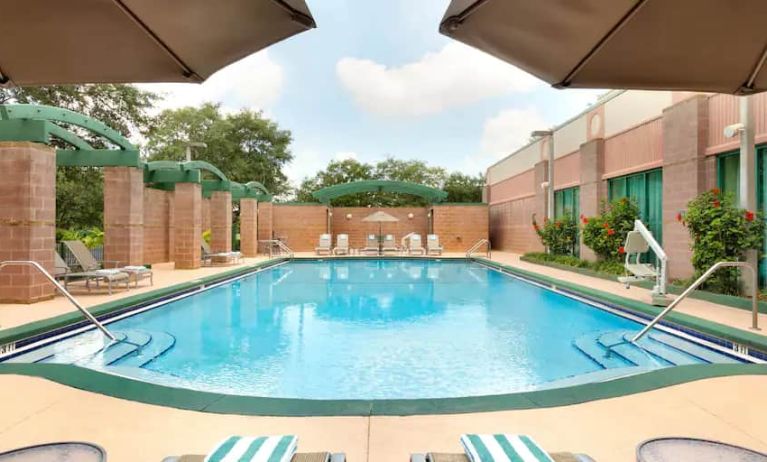 Beautiful pool at the Embassy Suites by Hilton Tampa USF