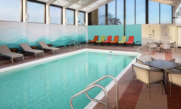 Indoor pool at the DoubleTree by Hilton Manchester Downtown