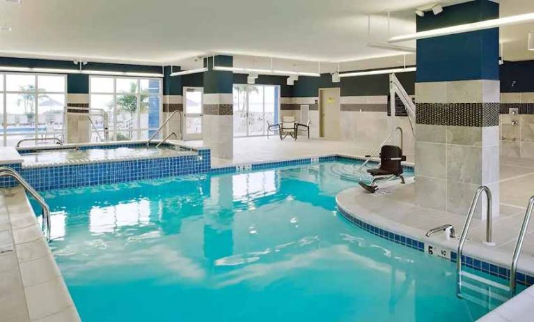 Lovely indoor pool at Hampton Inn & Suites Ocean City/Bayfront-Convention Center.