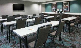 Spacious, professional meeting room at Hampton Inn Wichita Northwest.