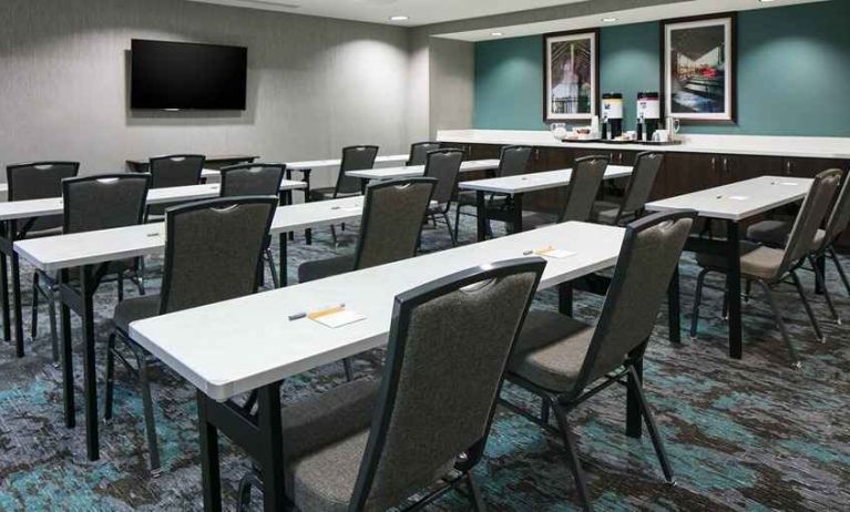 Spacious, professional meeting room at Hampton Inn Wichita Northwest.