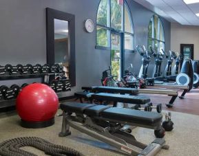 Fully equipped fitness center at the DoubleTree by Hilton Orlando at SeaWorld.