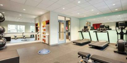 well equipped fitness center at Tru by Hilton Wichita Northeast.