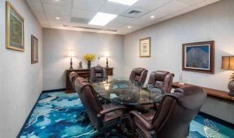 Elegant meeting room at the Hampton Inn & Suites Amelia Island-Historic Harbor Front.