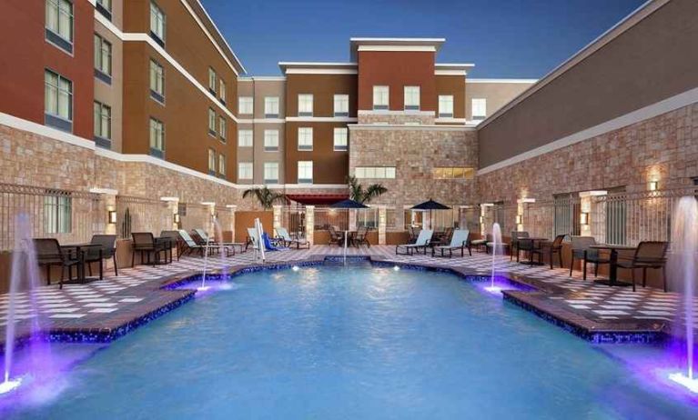 beautiful outdoor pool at Homewood Suites by Hilton Harlingen.