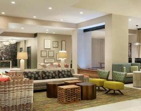 large lounge area in dayrooms ideal for coworking at Embassy Suites by Hilton Oahu Kapolei.