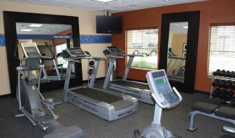 well-equipped fitness center at Hampton Inn & Suites Phoenix/Gilbert, AZ.