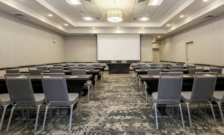 Spacious conference room for meetings and events at the Hilton Garden Inn Arlington Shirlington