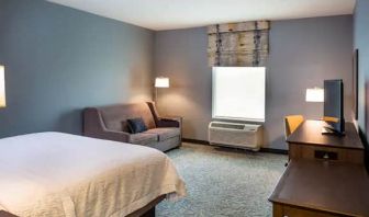 King bed suite with sofabed at the Hampton Inn Atlantic City Absecon,NJ