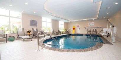 Indoor pool at the Hampton Inn Atlantic City Absecon,NJ