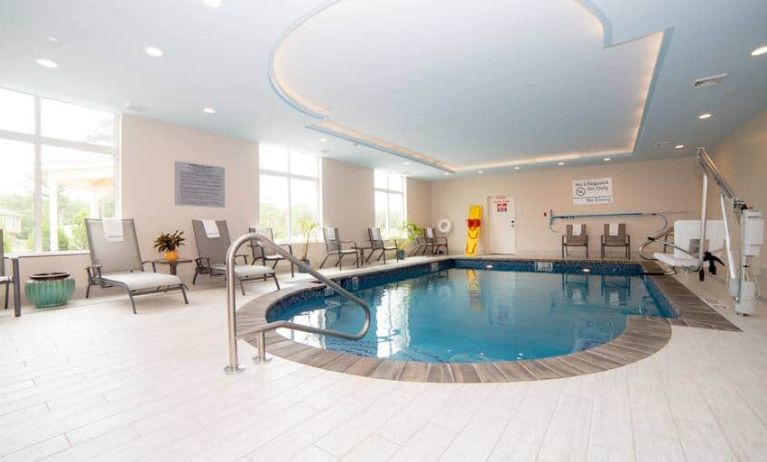 Indoor pool at the Hampton Inn Atlantic City Absecon,NJ