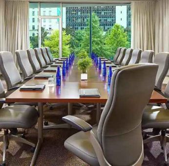 Bright meeting room at the Statler Dallas, Curio Collection by Hilton.