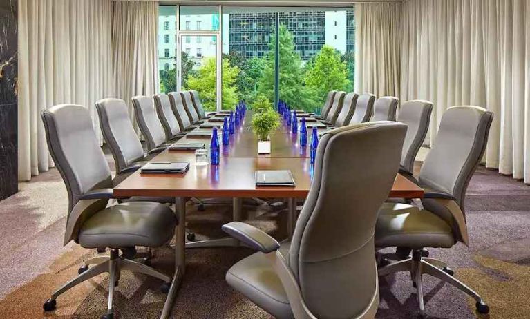 Bright meeting room at the Statler Dallas, Curio Collection by Hilton.