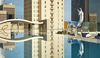 Beautiful pool view at the Statler Dallas, Curio Collection by Hilton.