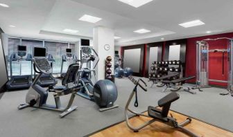 Fully equipped fitness center at the Hilton Garden Inn Washington DC/Georgetown Area.