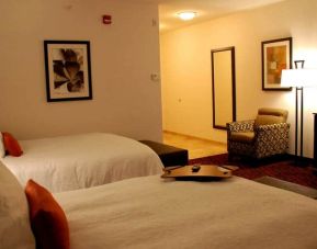 2 queen beds at the Hampton Inn & Suites Lethbridge, AB,CN