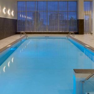 Indoor pool at the Hilton Garden Inn Montreal Midtown,Quebec Canada