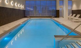 Indoor pool at the Hilton Garden Inn Montreal Midtown,Quebec Canada