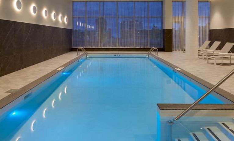 Indoor pool at the Hilton Garden Inn Montreal Midtown,Quebec Canada