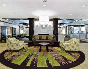 spacious lobby lounge ideal as a coworking space at Homewood Suites by Hilton Atlanta-Galleria/Cumberland.