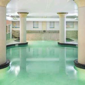 Relaxing indoor pool at the Embassy Suites by Hilton Portland-Downtown.