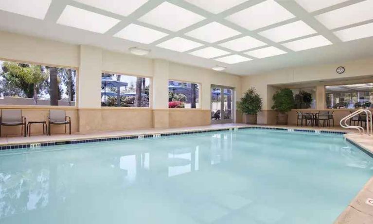 Relaxing indoor pool at the Embassy Suites by Hilton San Diego-La Jolla.