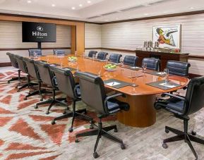 professional and comfortable meeting room at Hilton Atlanta.