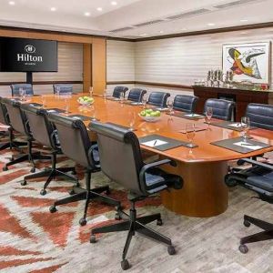 professional and comfortable meeting room at Hilton Atlanta.