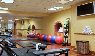 Fully equipped fitness center at the Drake.